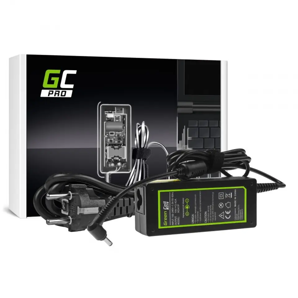 ⁨GREEN CELL ZASILACZ AD41P ASUS 19V 3.42A 65W⁩ w sklepie Wasserman.eu