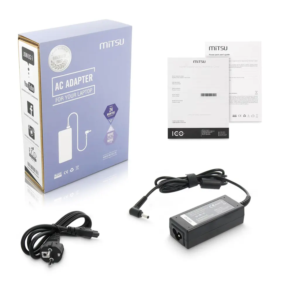 ⁨MITSU ZASILACZ 19V 2.37A (4.0X1.35) - ASUS⁩ w sklepie Wasserman.eu