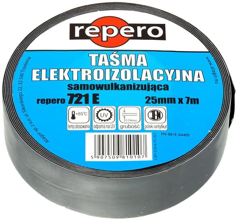 ⁨TAŚMA REPERO 721E SAMOWULKANIZUJĄCA 19MMX7M⁩ w sklepie Wasserman.eu