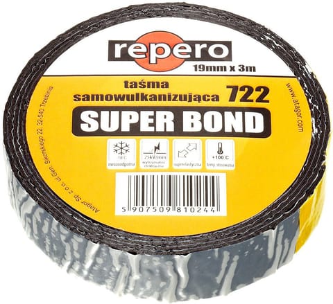 ⁨TAŚMA REPERO 722E SUPER BOND SAMOWULKANIZUJĄCA 25MMX3M⁩ w sklepie Wasserman.eu