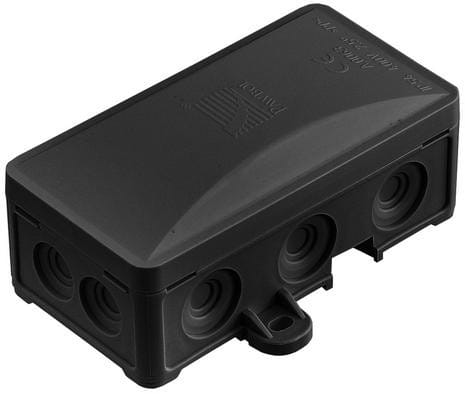 ⁨Puszka instalacyjna natynkowa 72x95x40mm IP54 czarna PAWBOL A.0063C⁩ w sklepie Wasserman.eu