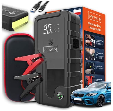 ⁨Booster Jump Starter 6400 mAh Powerbank Samochodowy Zenwire CY16⁩ w sklepie Wasserman.eu