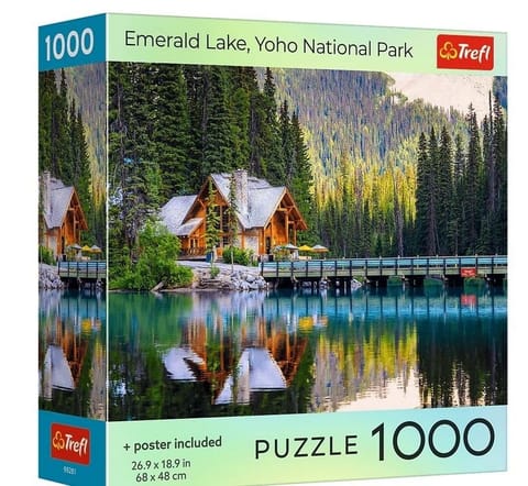 ⁨Puzzle 1000 USA Collection: Emerald Lake TREFL⁩ w sklepie Wasserman.eu