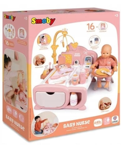 Smoby Baby Nurse Elektr Kącik opiekunki w sklepie Wasserman.eu