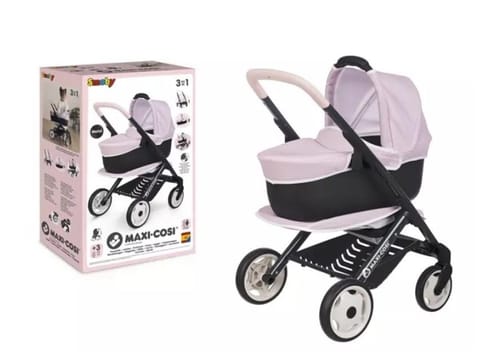 ⁨Smoby MC&Q Wózek 3w1 różowy⁩ w sklepie Wasserman.eu