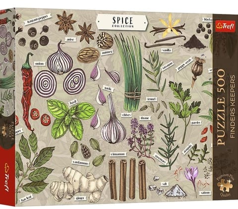 ⁨Puzzle 500 Finders Keepers: Przyprawy TREFL⁩ w sklepie Wasserman.eu
