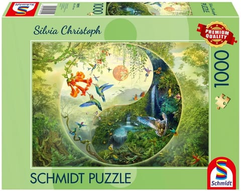 ⁨Puzzle PQ 1000 W lesie kolibrów⁩ w sklepie Wasserman.eu