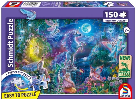⁨Puzzle PQ 150 Bajka o jednorożcu⁩ w sklepie Wasserman.eu