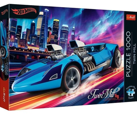 ⁨Puzzle 1000 Hot Wheels: Twin Mill TREFL⁩ w sklepie Wasserman.eu