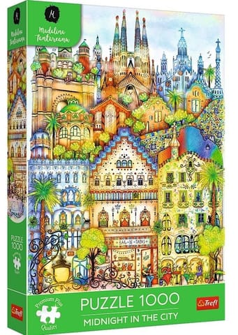 ⁨Puzzle 1000 O północy w Barcelonie TREFL⁩ w sklepie Wasserman.eu