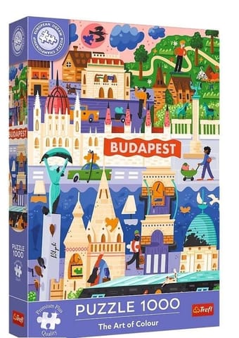 ⁨Puzzle 1000 The Art of Colour: Budapeszt... TREFL⁩ w sklepie Wasserman.eu