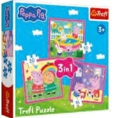 Puzzle 3w1 Peppa i przyjaciele TREFL w sklepie Wasserman.eu