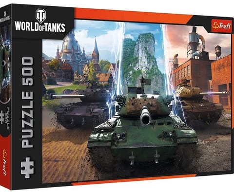 Puzzle 500 World of Tanks: Czas na akcję! TREFL w sklepie Wasserman.eu