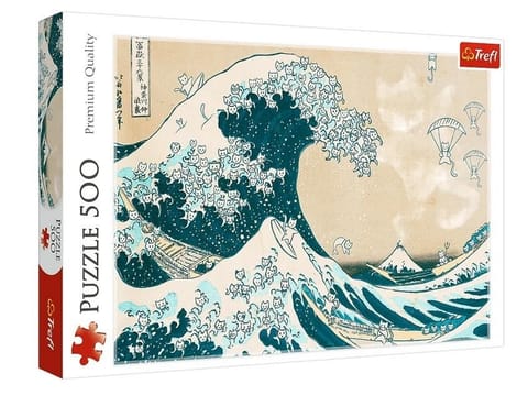 Puzzle 500 Wielka kocia fala TREFL w sklepie Wasserman.eu