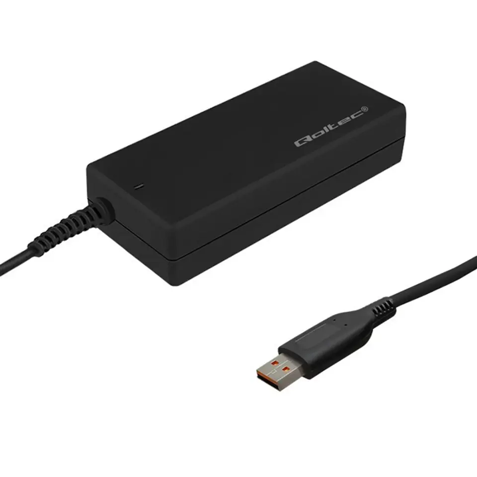 ⁨Qoltec 51502 Power adapter for Lenovo | 65W | 20V | 3.25A | Yoga Pro Plug | +power cable⁩ at Wasserman.eu