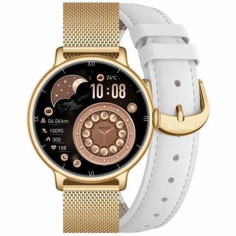 ⁨SMARTWATCH DAMSKI GRAVITY GT33-2 - AMOLED, DODATKOWY PASEK (sg048b)⁩ w sklepie Wasserman.eu