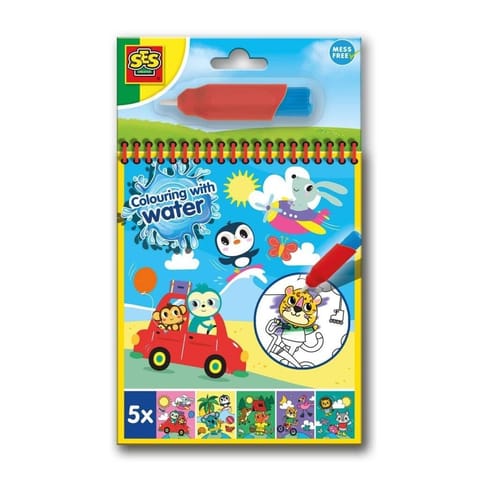 ⁨Kolorowanka wodna z pędzelkiem⁩ w sklepie Wasserman.eu