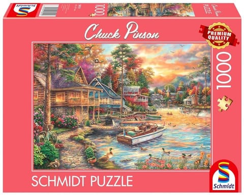 ⁨Puzzle PQ 1000 Chuck Pinson Domek na wakacje G3⁩ w sklepie Wasserman.eu