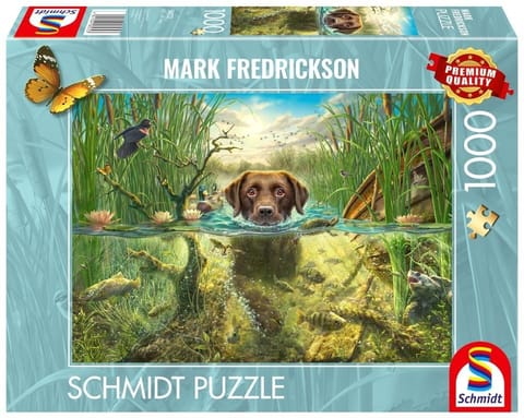 ⁨Puzzle PQ 1000 Mark Fredrickson Psia kąpiel G3⁩ w sklepie Wasserman.eu