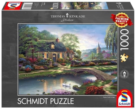 ⁨Puzzle PQ 1000 Thomas Kinkade Domek nad strumy G3⁩ w sklepie Wasserman.eu