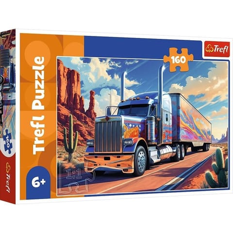 Puzzle 160 Ciężarówka w trasie TREFL w sklepie Wasserman.eu
