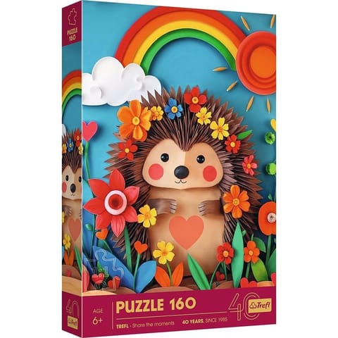 ⁨Puzzle 160 elements Paper Art Small Hedgehog⁩ at Wasserman.eu