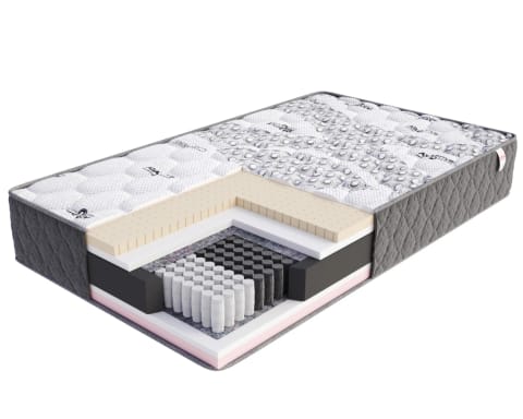 ⁨Materac multipocketowy COMFORT Pianka visco, lateks, pianka poliuretanowa - 100 x 200 - H2 średnio miękki - 31 cm⁩ w sklepie Wasserman.eu