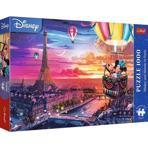 ⁨Puzzle 1000 Mickey i Minnie w Paryżu TREFL⁩ w sklepie Wasserman.eu