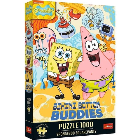 ⁨Puzzle 1000 elementów SpongeBob Kanciastoporty⁩ at Wasserman.eu