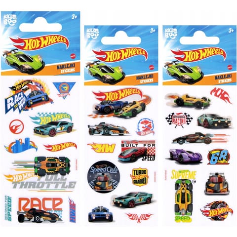 ⁨Naklejki HOT WHEELS 2 66x180mm STICKER BOO 568316⁩ w sklepie Wasserman.eu