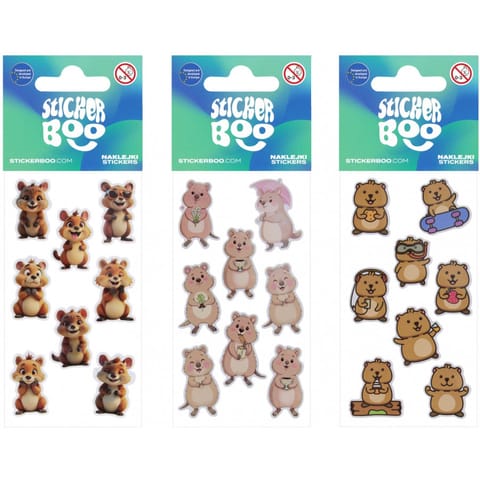 ⁨Naklejki kuoka mix 66x180mm STICKER BOO 572111⁩ w sklepie Wasserman.eu