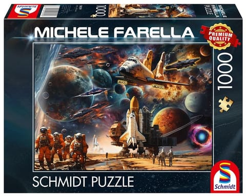 ⁨Puzzle PQ 1000 Michele Farella Podróż do galakt G3⁩ w sklepie Wasserman.eu
