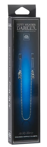 ⁨Fifty Shades of Grey - Darker At My Mercy Beaded Chain Nipple Clamps⁩ at Wasserman.eu