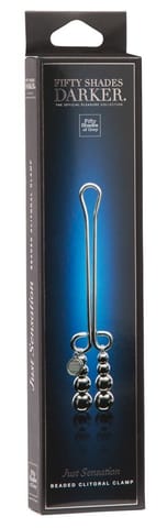 ⁨Fifty Shades of Grey Darker Just Sensation klamra intymna stalowa 9,7cm⁩ w sklepie Wasserman.eu