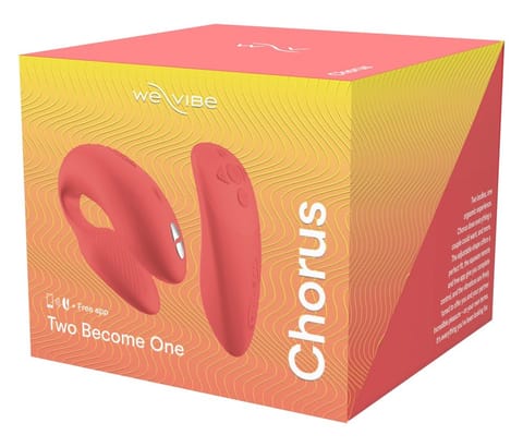 ⁨We-Vibe Chorus Crave Coral - zaawansowany model dla par, biofeedback⁩ w sklepie Wasserman.eu