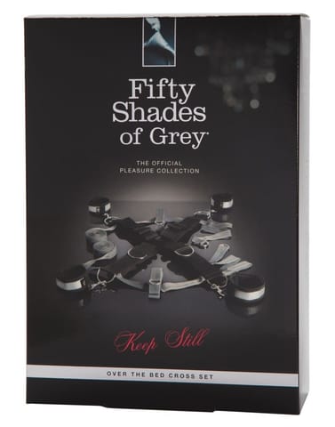 ⁨Fifty Shades of Grey Over the Bed Cross - Zestaw wiązań łożkowych regulowanych⁩ w sklepie Wasserman.eu