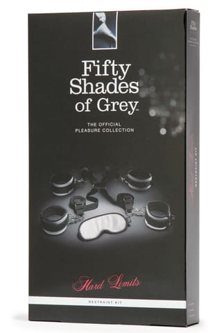 ⁨Fifty Shades of Grey Hard Limits - Zestaw pasow do łożka z kajdankami⁩ w sklepie Wasserman.eu