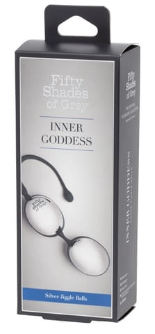 ⁨Fifty Shades of Grey Inner Goddess kulki treningowe srebrne 67g⁩ w sklepie Wasserman.eu