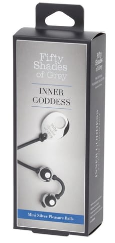 ⁨Fifty Shades of Grey Inner Goddess Mini - kulki Kegla, srebrne, 85g⁩ w sklepie Wasserman.eu