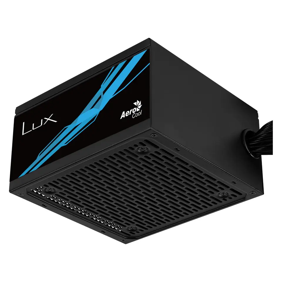 ⁨Aerocool LUX 650W power supply unit 20+4 pin ATX ATX Black⁩ at Wasserman.eu