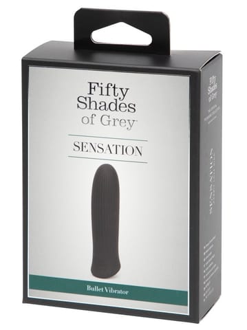 ⁨Fifty Shades of Grey Sensation Bullet model mini, silikonowy, czarny⁩ w sklepie Wasserman.eu