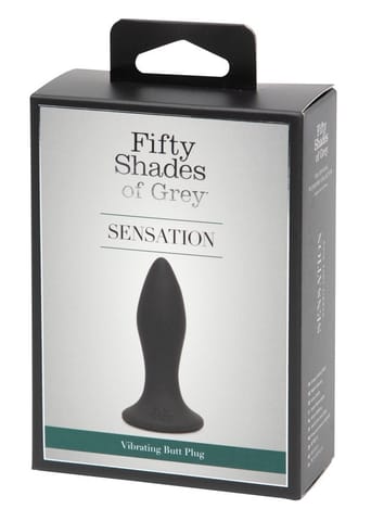 ⁨Fifty Shades of Grey Sensation - wibrująca sonda silikonowa, czarna⁩ w sklepie Wasserman.eu