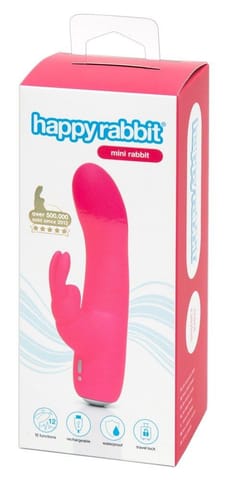 ⁨Happy Rabbit - Mini USB Rechargeable Rabbit Vibrator⁩ at Wasserman.eu