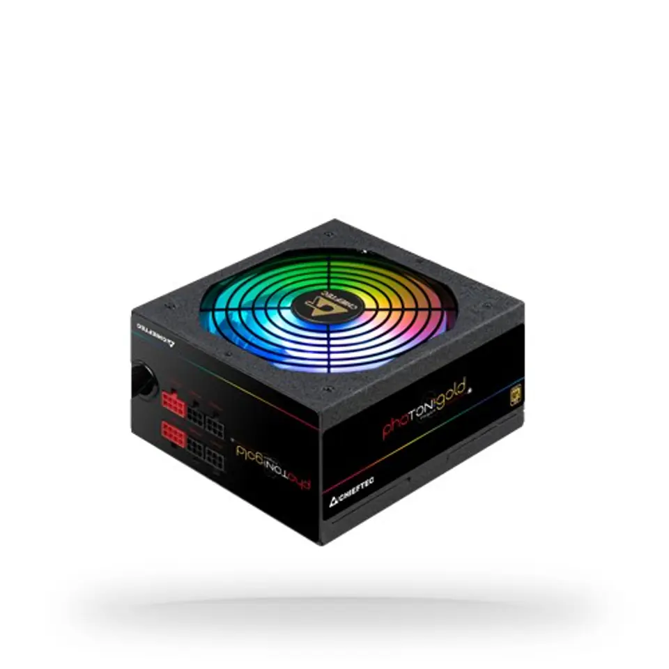 ⁨Zasilacz Chieftec Photon Gold GDP-650C-RGB (650 W; Aktywne; 140 mm)⁩ w sklepie Wasserman.eu