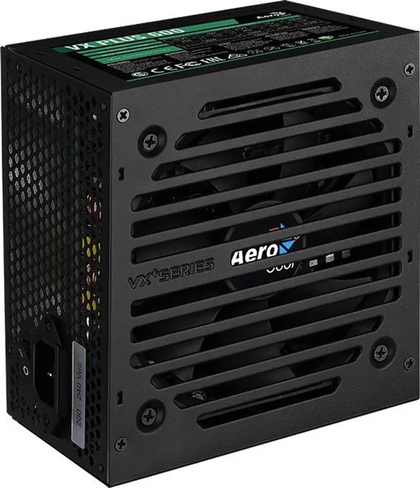 POWER SUPPLY AEROCOOL PGS VX-600PLUS 600W 80+ BOX at Wasserman.eu
