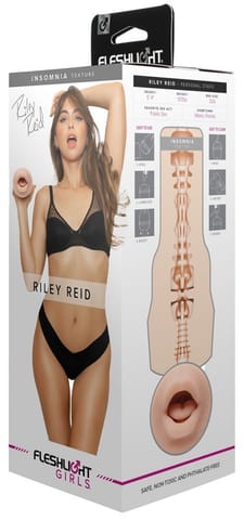 ⁨Fleshlight Riley Reid Usta Beżowe - System Insomnia, 24,7 cm⁩ w sklepie Wasserman.eu