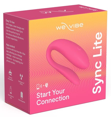 ⁨We-Vibe Sync Lite Pink - Model dla Par z Aplikacją, Smukła Konstrukcja⁩ w sklepie Wasserman.eu