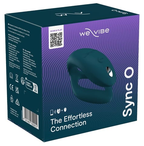 ⁨We-Vibe Sync O Petrol Green - model dla par, sterowanie zdalne, silikon⁩ w sklepie Wasserman.eu