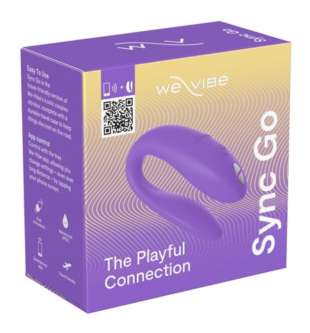 ⁨We-Vibe Sync Go Purple - Intymny model dla par, zdalne sterowanie, silikon⁩ w sklepie Wasserman.eu