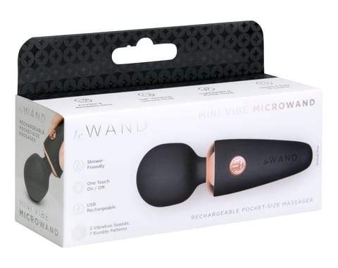 ⁨le Wand Mini Microwand Black⁩ w sklepie Wasserman.eu
